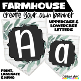 Farmhouse Door or Board Banner | Create Your Own Banner | 