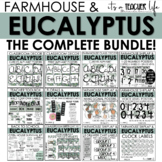 Farmhouse Eucalyptus Classroom Decor: The Complete Bundle!