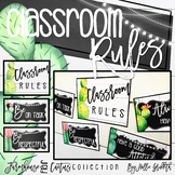 Farmhouse Flair Cactus Classroom Rules Posters {Editable}