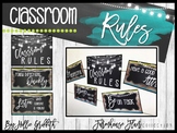 Farmhouse Flair Classroom Rules Posters {Editable}