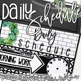 Farmhouse Flair Magnolia TILE Daily Schedule {Editable}