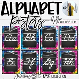 Farmhouse Flair Tie-Dye Cursive Alphabet Posters | Classro