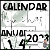 Farmhouse Flip Calendar Labels - hanging calendar