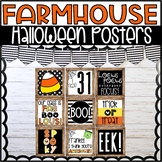 Farmhouse Halloween Decor Posters
