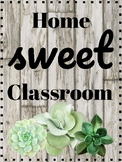 Farmhouse Home Sweet Classroom Poster