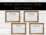 Farmhouse Magnolia Style Range Mean Median Mode Posters