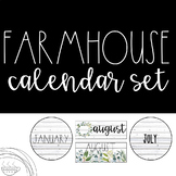 Farmhouse Months of the Year Labels