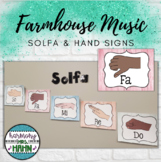Farmhouse Music Solfa and Hand Sign Posters