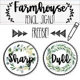 Farmhouse Pencil Signs