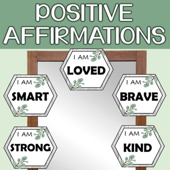 Preview of Farmhouse Positive Affirmations