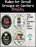 Farmhouse Rules for Small Groups or Centers Posters