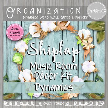 Preview of Dynamics Posters - Music Decor - Shiplap