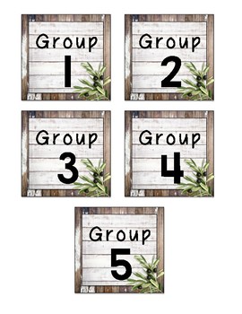 Preview of Farmhouse Shiplap Group Labels