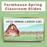 Farmhouse Spring Easter Classroom Slideshow Template - 134