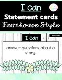Farmhouse Style I CAN statements
