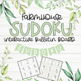 Farmhouse Sudoku Interactive Bulletin Board