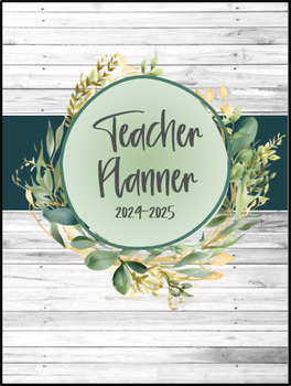Preview of Farmhouse Teacher Planner 2024-2025, Elementary