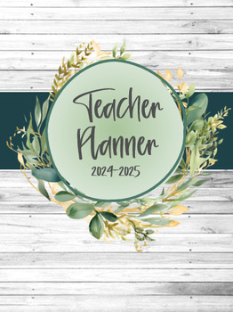 Preview of Farmhouse Teacher Planner 2024-2025, Middle and High School