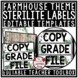 Modern Farmhouse Classroom Decor: Editable Mailbox 3 Steri