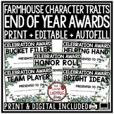 Farmhouse Theme Editable End of the Year Awards Superlativ