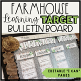 Farmhouse Themed Learning Objectives/Learning Target Display
