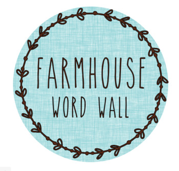 Preview of Farmhouse Word Wall Headers