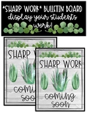 Farmhouse Work Display Bulletin Board