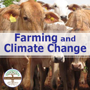 Preview of Farming and Climate Change | Video Lesson, Handout, Worksheets  | Environment