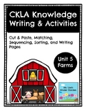 Farms Writing Journal Pages & Activities-aligns with CKLA-