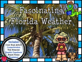 Preview of Fascinating Florida Weather Non-Fiction Close Read Pack