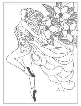 The Fashion Designer Adult Coloring Book Page Black Women 