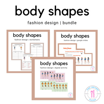 Preview of Fashion Design Inclusive Body Shapes Bundle