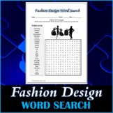 Fashion Design Word Search Puzzle