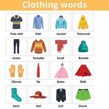Fashion Forward: Vocabulary Cards and Worksheets by WonderTech World