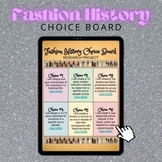 Fashion History Choice Board 