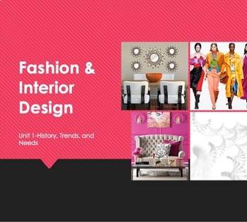 Preview of Fashion & Interior Design-First Semester Bundle