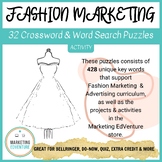 BUNDLE | 32 Fashion Marketing & Advertising Crossword & Wo