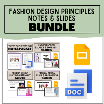 Preview of Fashion Principles of Design BUNDLE