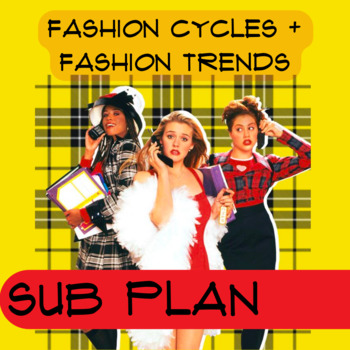 Preview of Fashion Trends & Fashion Cycles SUB PLAN (Fashion Design) 