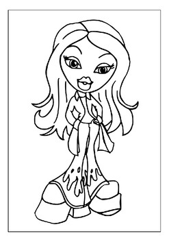 Bratz coloring book by realistic coloring pages - Issuu