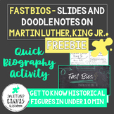 Fast Bios - Martin Luther King Jr. FREEBIE (Slides and Doo