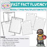 Fast Fact Fluency - Multiplication Fact Practice