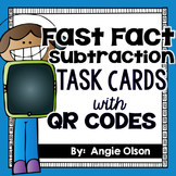 Fast Fact Subtraction QR Code Task Cards