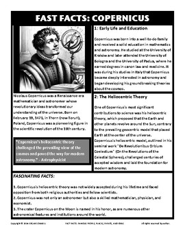 Preview of Fast Facts: COPERNICUS