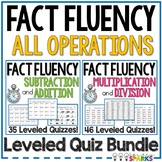 Fast Facts Fluency Quizzes All Operations