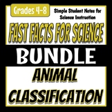 Fast Facts for Science - Animal Classification Bundle