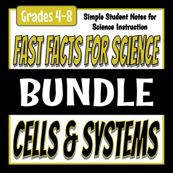 Preview of Fast Facts for Science - Cells & Systems Bundle