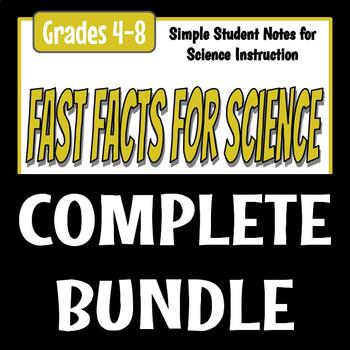 Preview of Fast Facts for Science - Complete Bundle