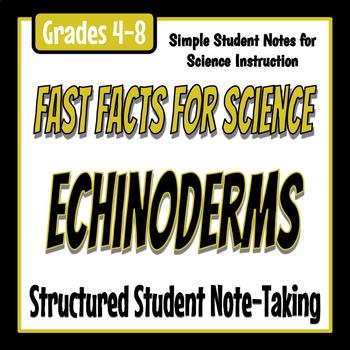 Preview of Fast Facts for Science - Echinoderms