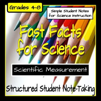 Preview of Fast Facts for Science - Scientific Measurement